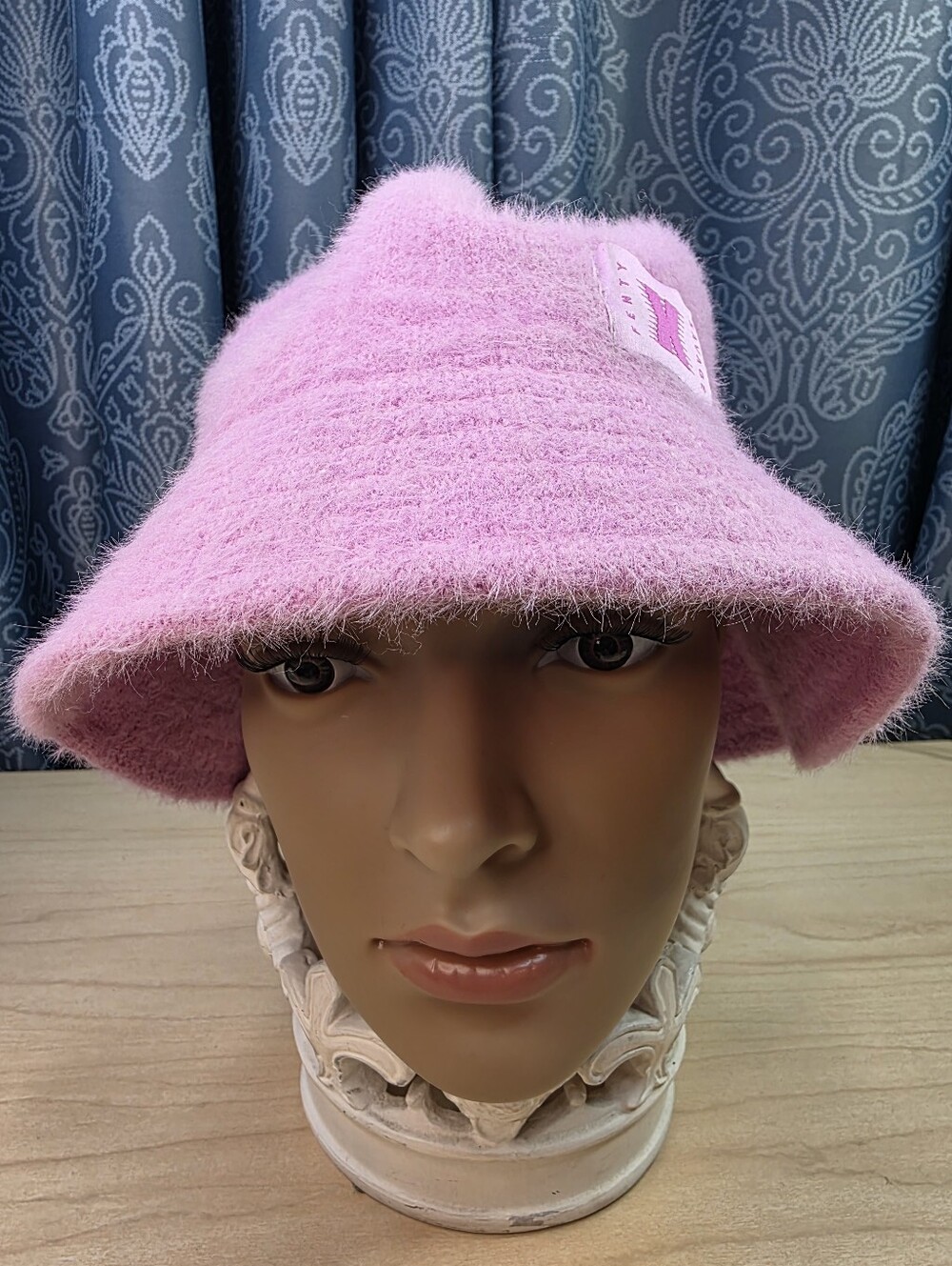 Savage X Fenty Pink Fuzzy Fit Bucket Hat Women's - Official Collab